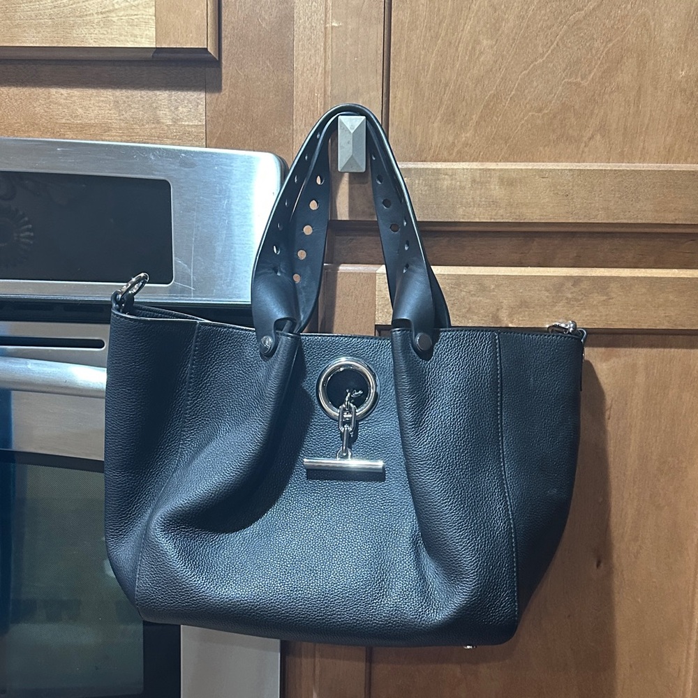 Alexander Wang Black pebbled Leather Tote Bag handbag